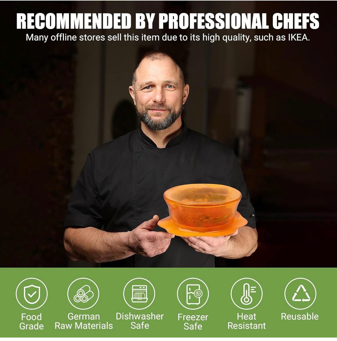 Silicone Stretch Lids for Food Storage