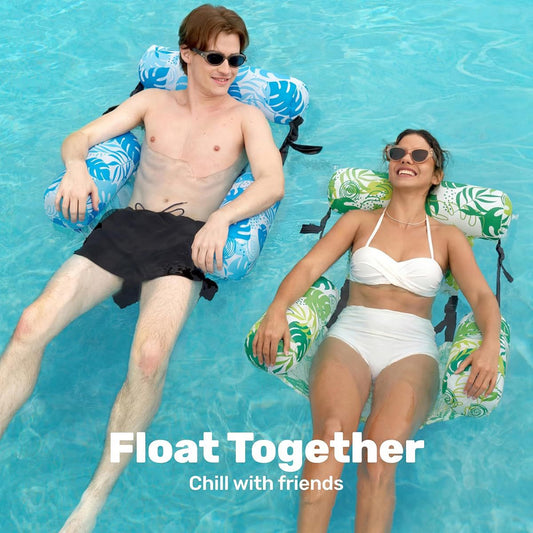 🌴 Inflatable Adjustable Floating Pool Hammock