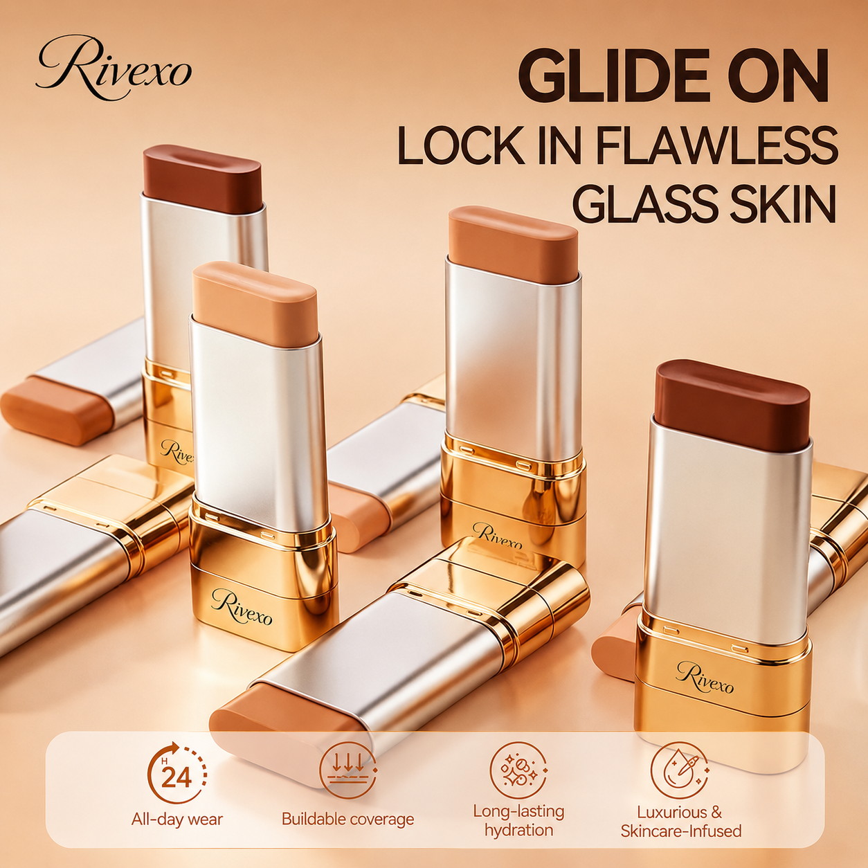 2-in-1 Concealer Foundation Stick