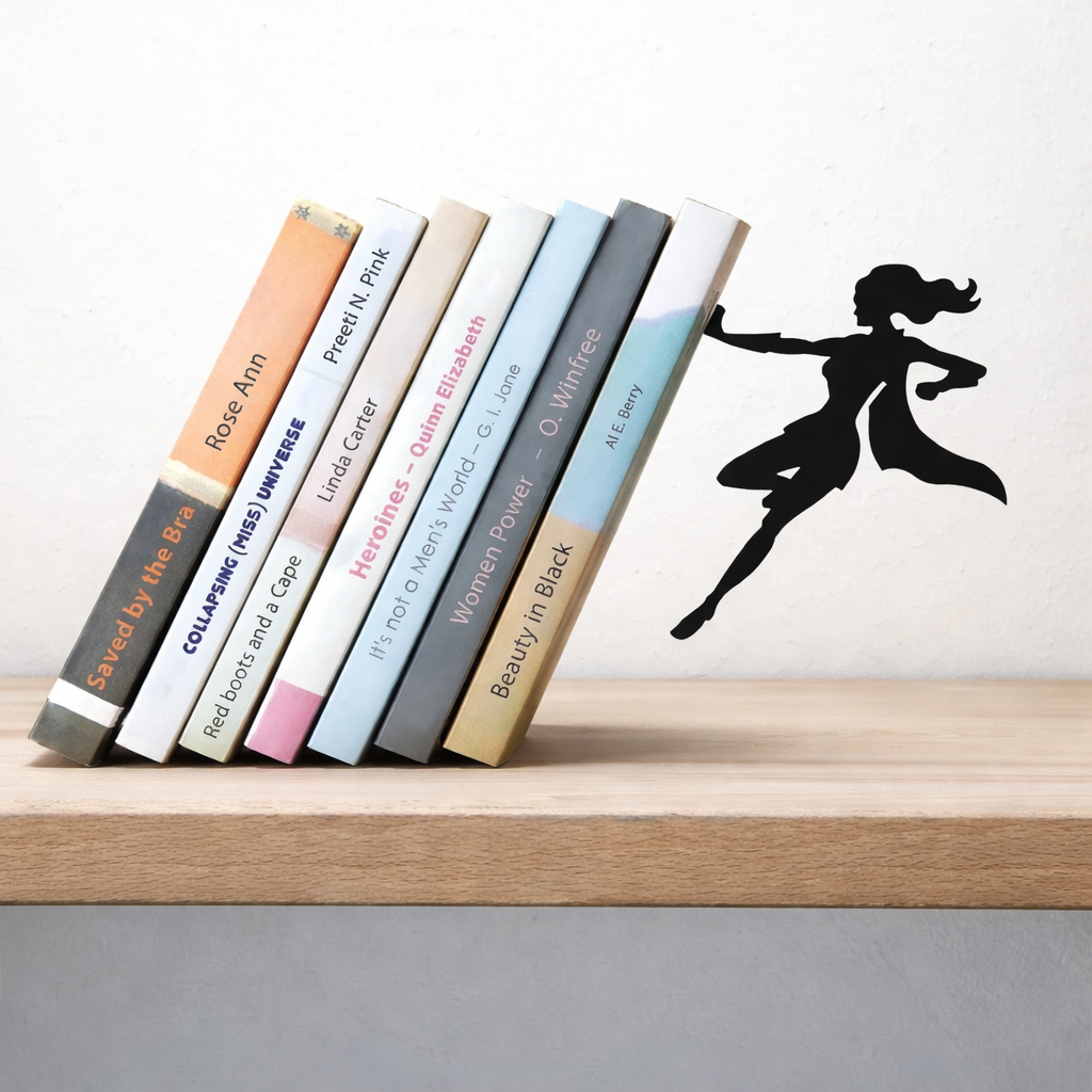 Superhero Bookend – Floating Illusion Shelf Support