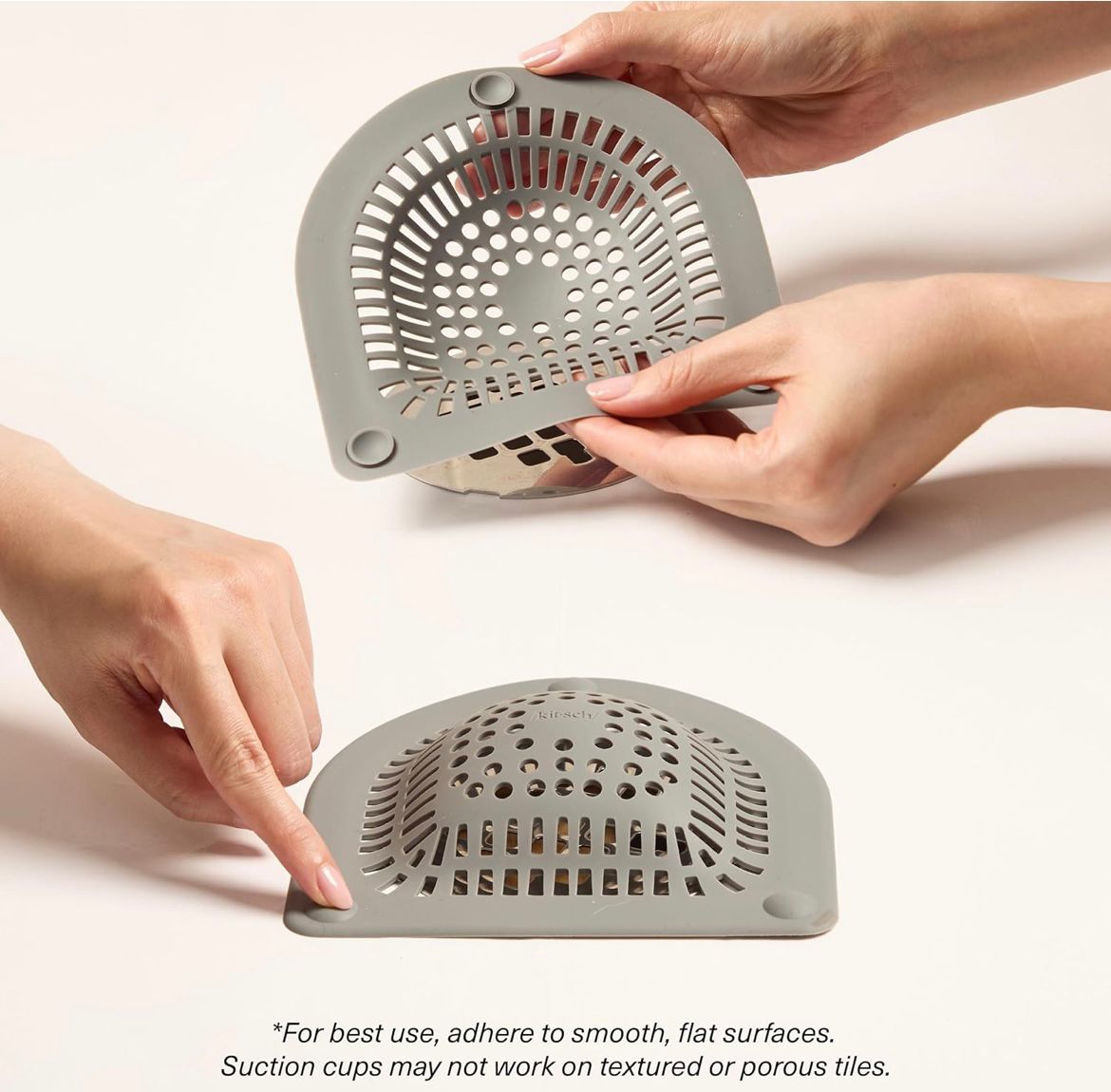 Flexible Silicone Sink Strainer & Hair Catcher