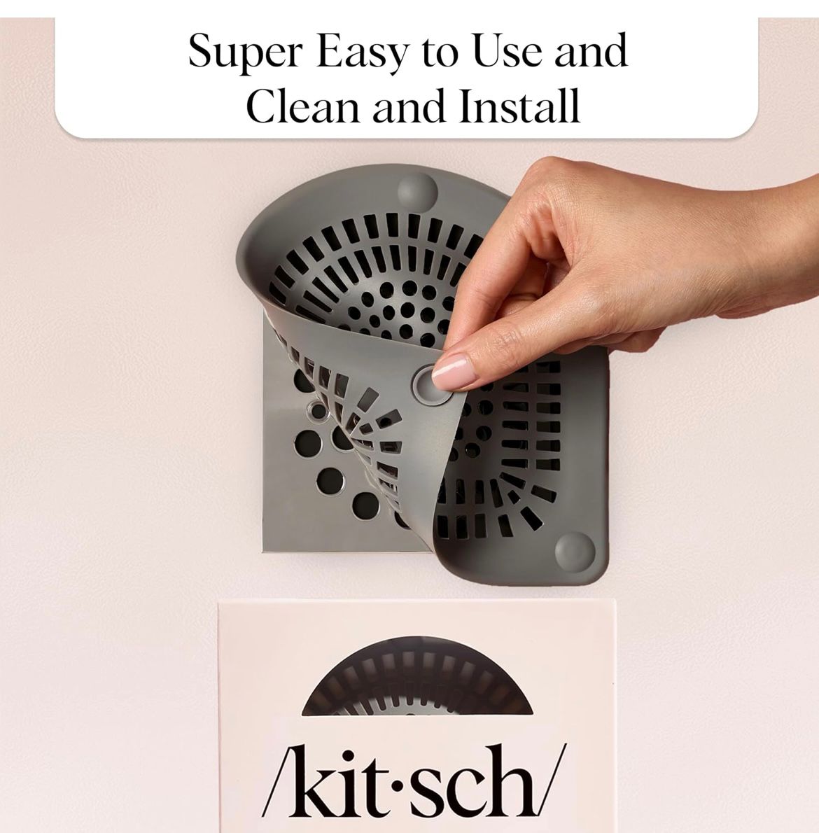 Flexible Silicone Sink Strainer & Hair Catcher