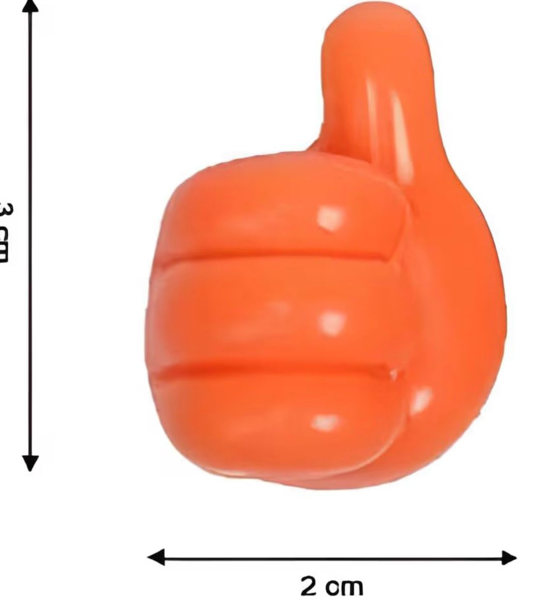 Creative silicone Thumb Wall Hook (pack of 10)