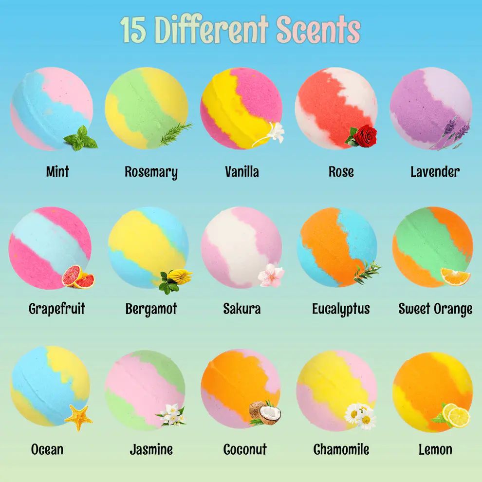 Natural Relaxing Bath Bombs