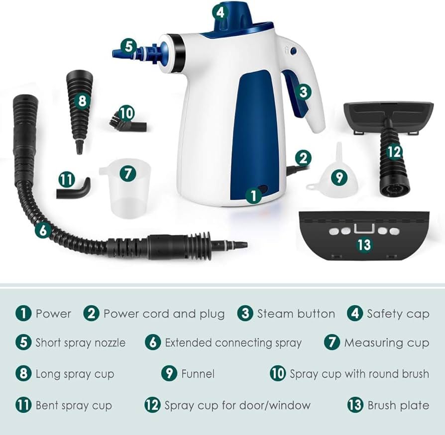 Powerful Handheld Steam Cleaner