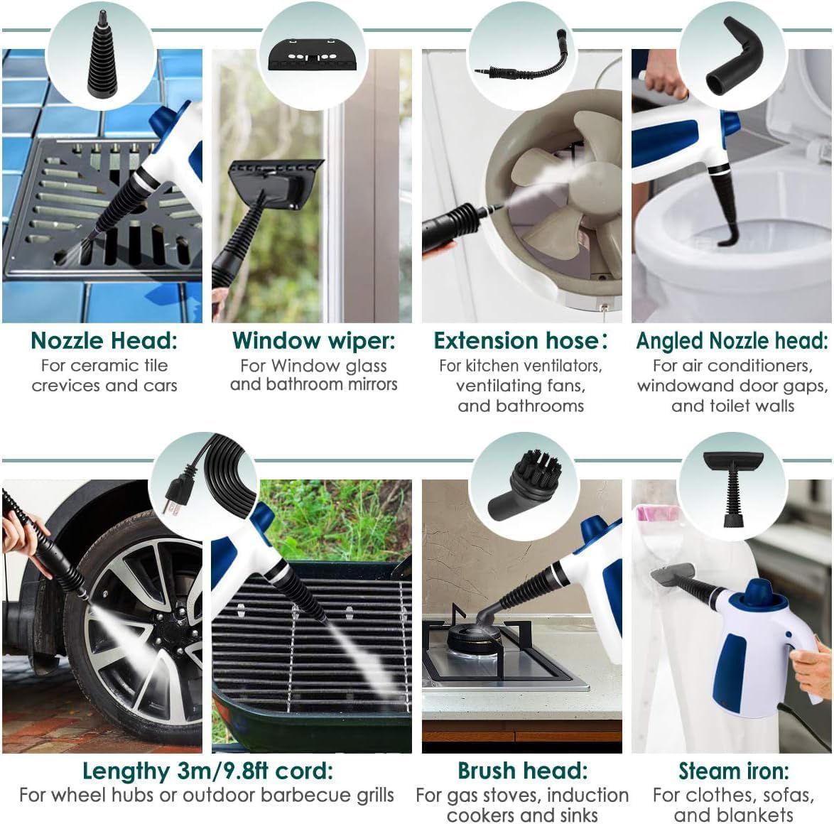 Powerful Handheld Steam Cleaner