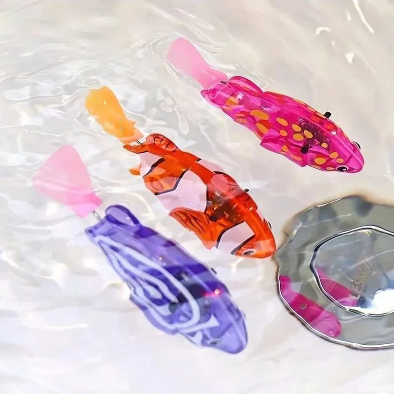 🐟 Magic Swimming Fish with Lights ( Pack of 10 )