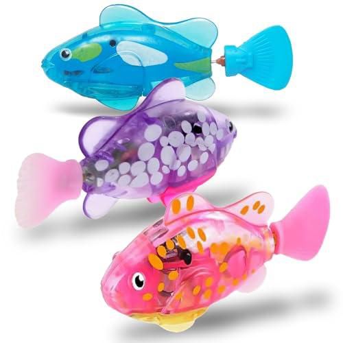 🐟 Magic Swimming Fish with Lights ( Pack of 10 )