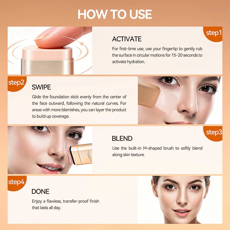 2-in-1 Concealer Foundation Stick
