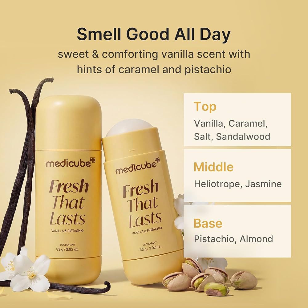 ✨ Medicube Fresh That Lasts Deodorant – Vanilla & Pistachio 🌿🍦