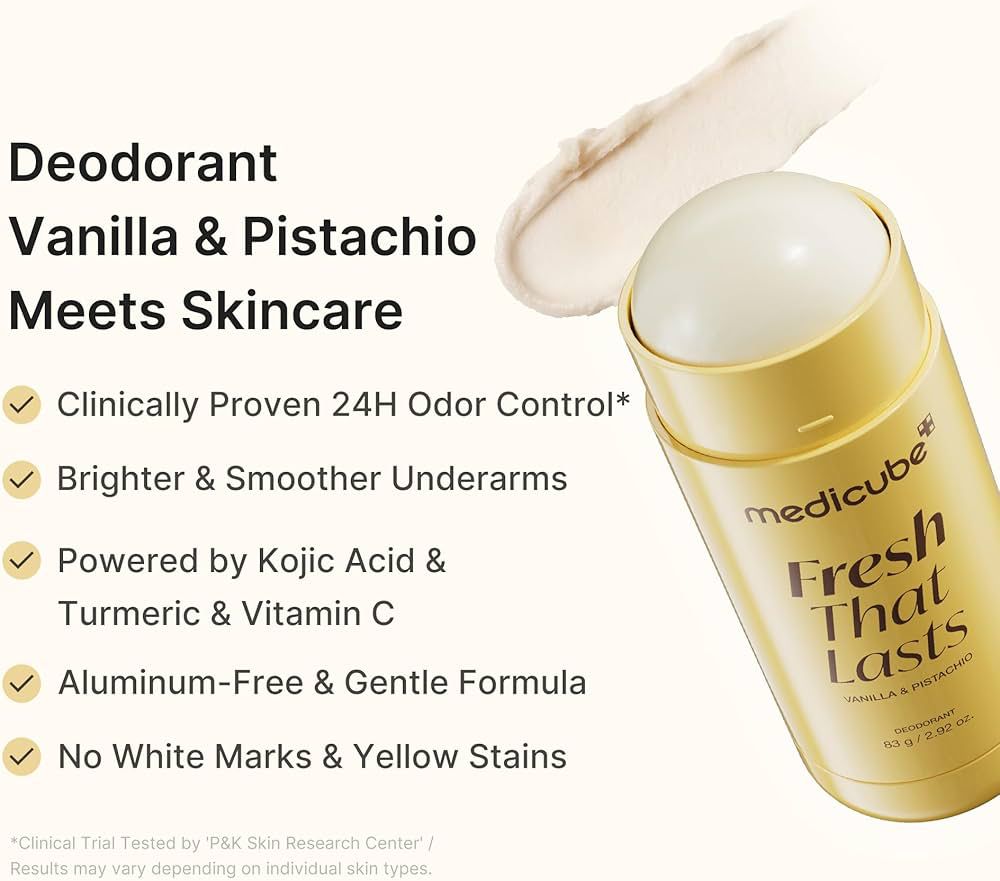 ✨ Medicube Fresh That Lasts Deodorant – Vanilla & Pistachio 🌿🍦