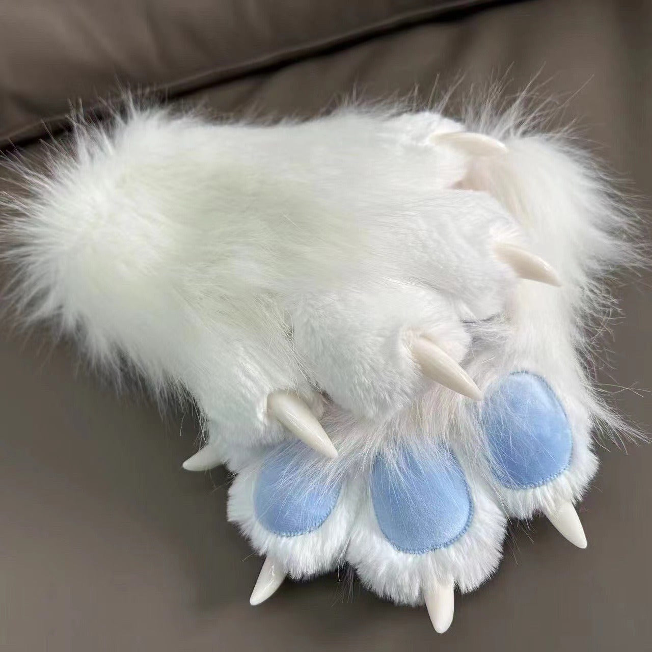 Furry Cat Paw Gloves