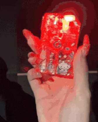 Luminous Fingertip Spinner Folding LighterTransparent Rotating